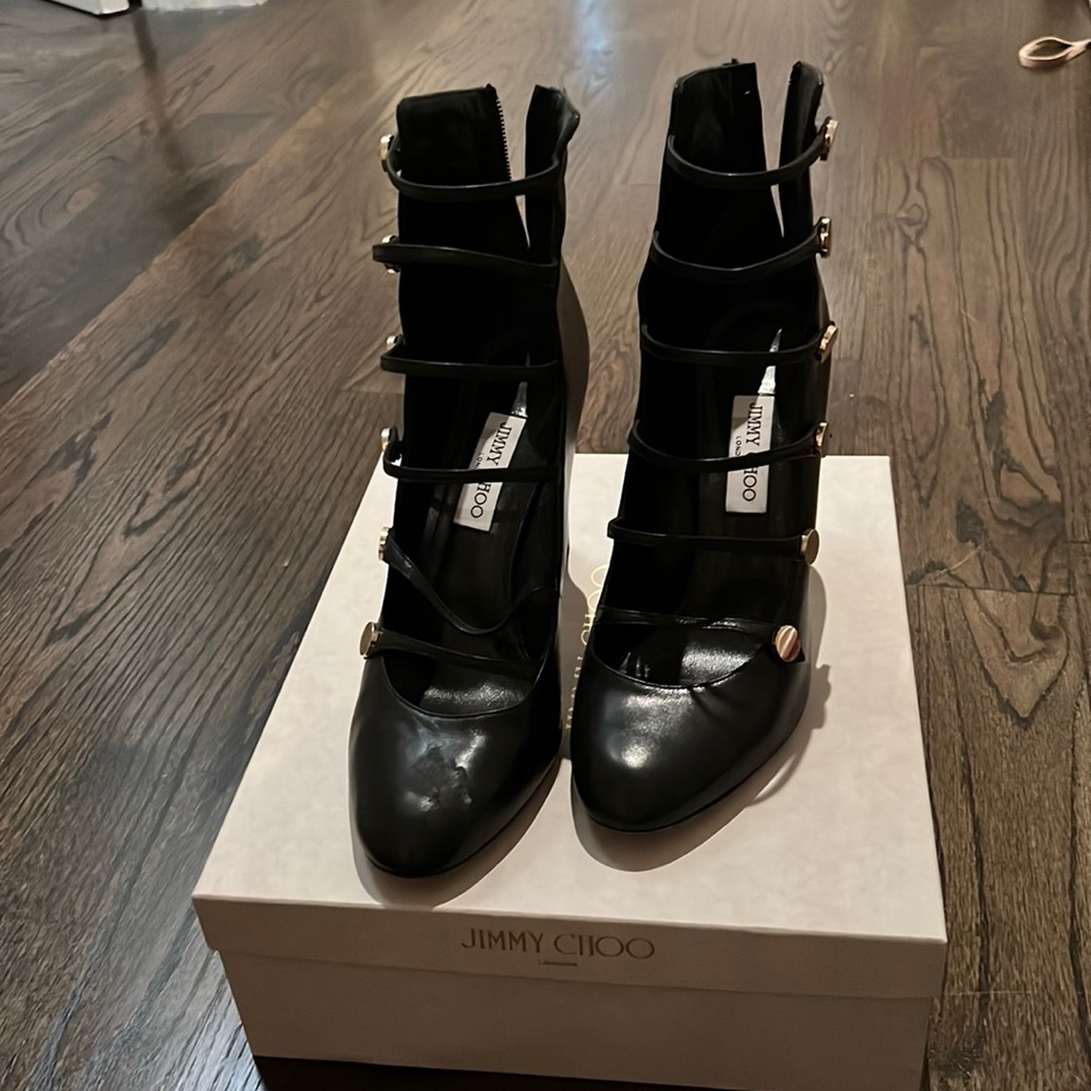 Jimmy Choi black booties. Size 43..